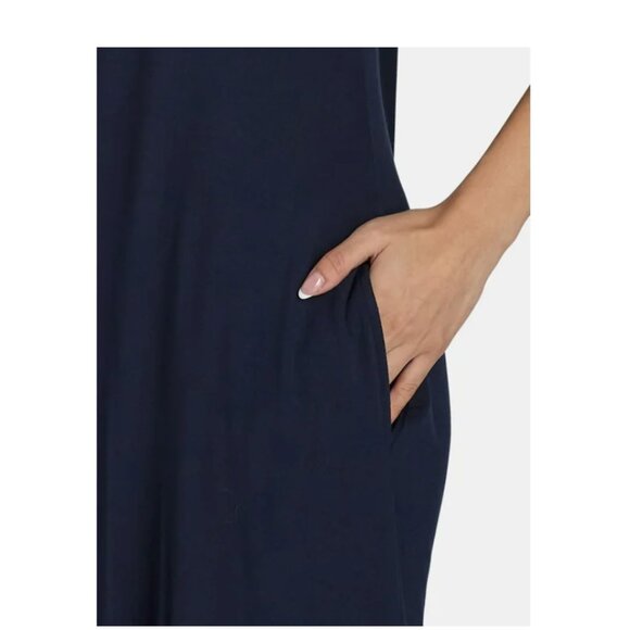 Time and Tru Women's Sleeveless Knit Swing Dress, Size M (8-10) - Picture 6 of 7